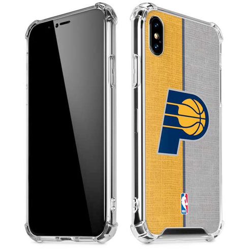 NBA Indiana Pacers Canvas iPhone XS Max Clear Case